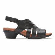 Cobb Hill Women's Wov Sandal Laurel Black M