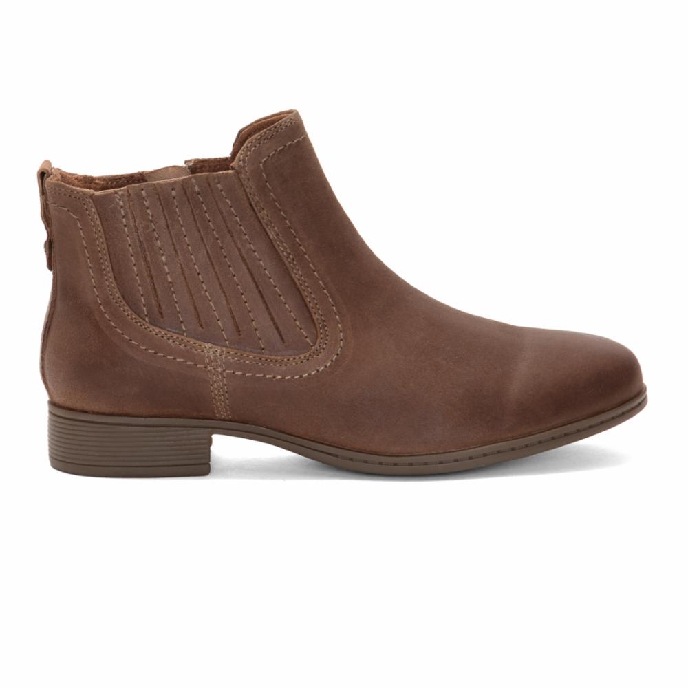Cobb Hill Women's Crosbie Panel Bt Crosbie Brown M