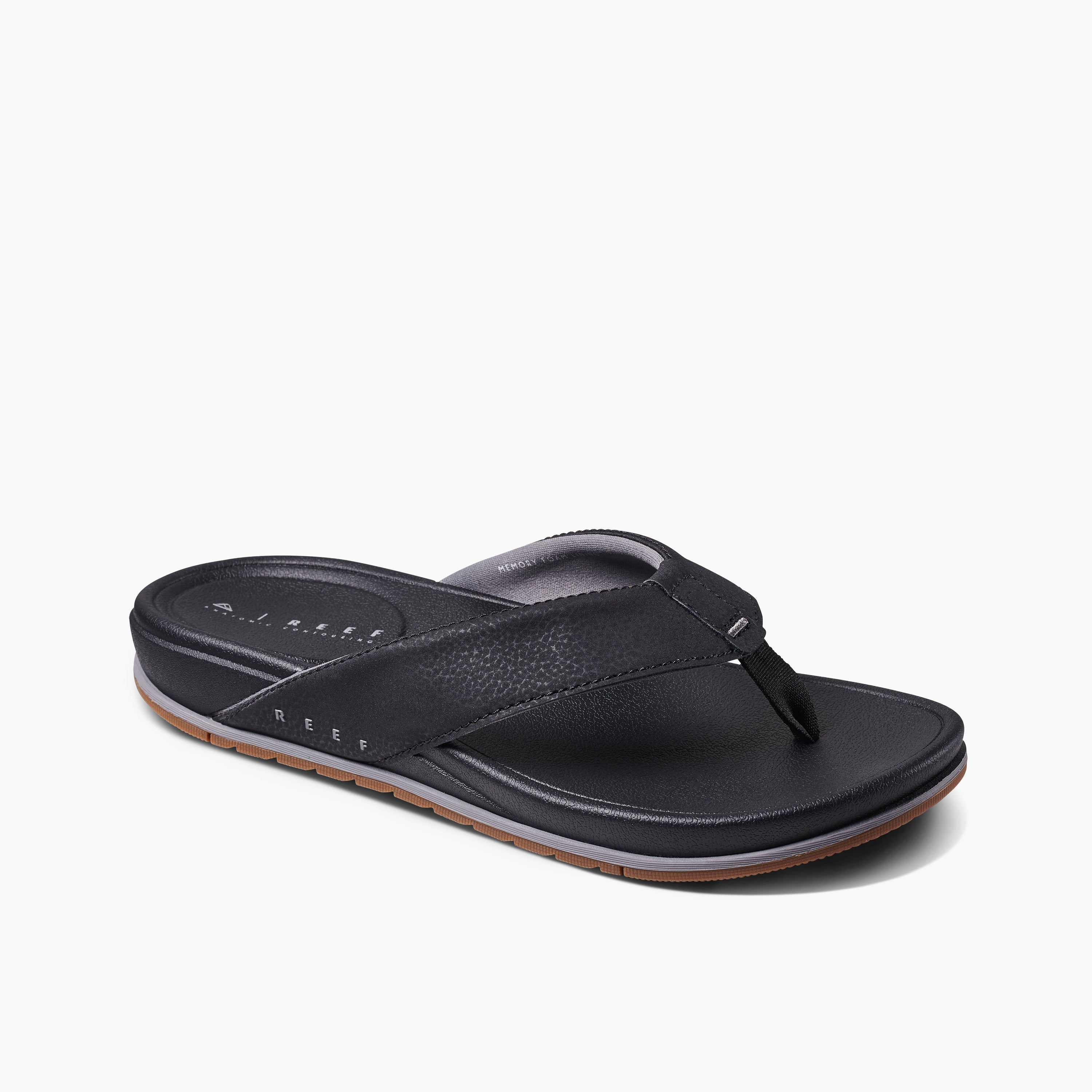 Reef Men's Cushion Bonzer In Black/Gum M