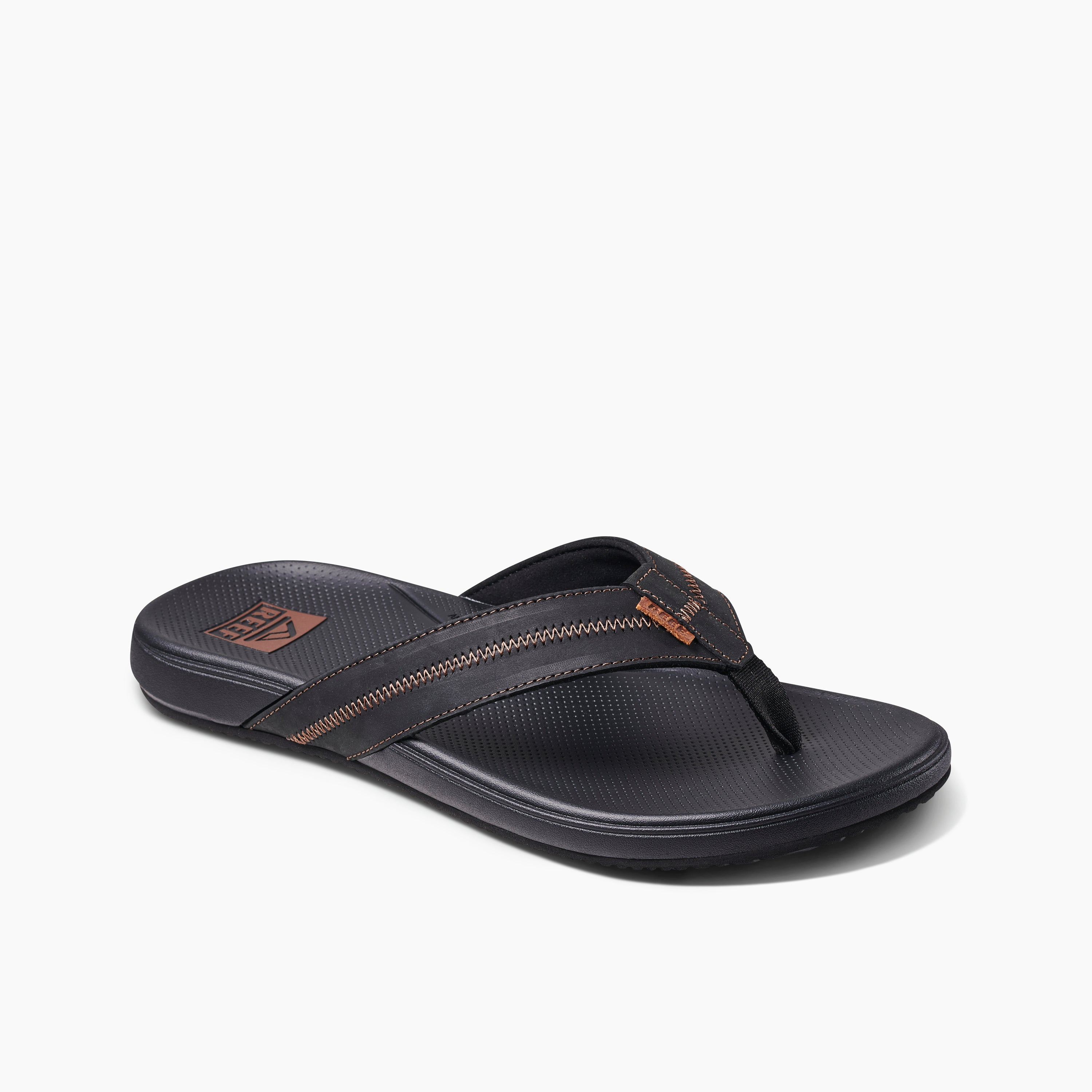 Reef Men's Cshn Phantom 2.0 Le  In Black/Coffee M