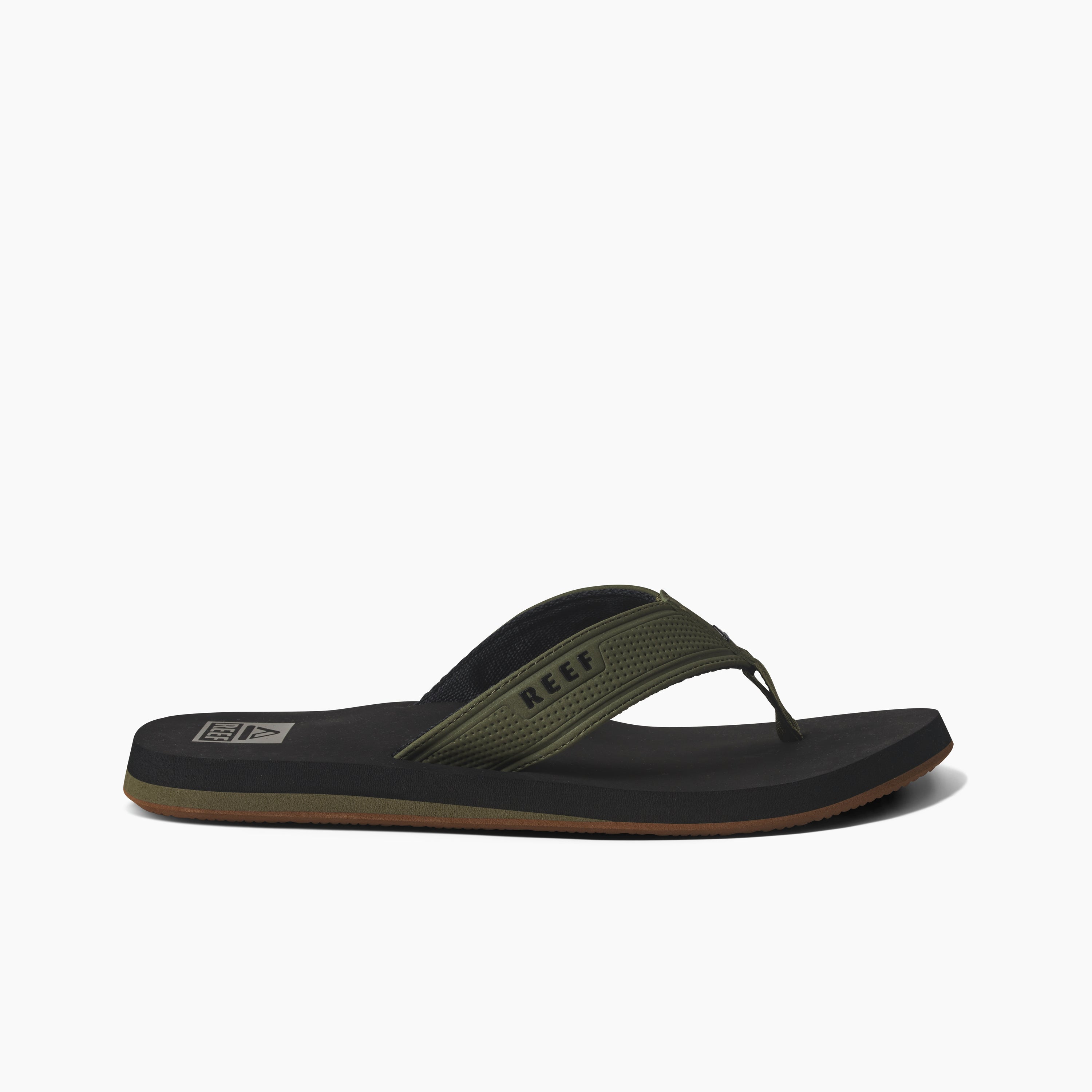 Reef Men's The Layback In Black/Olive M