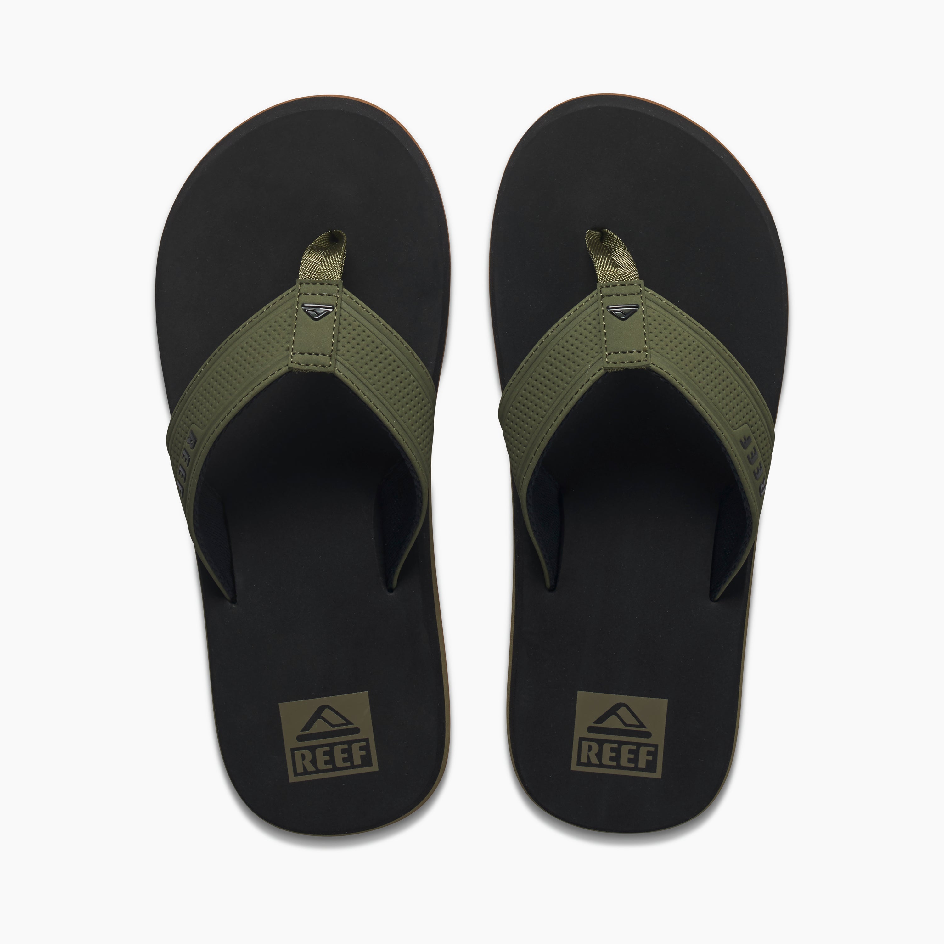 Reef Men's The Layback In Black/Olive M
