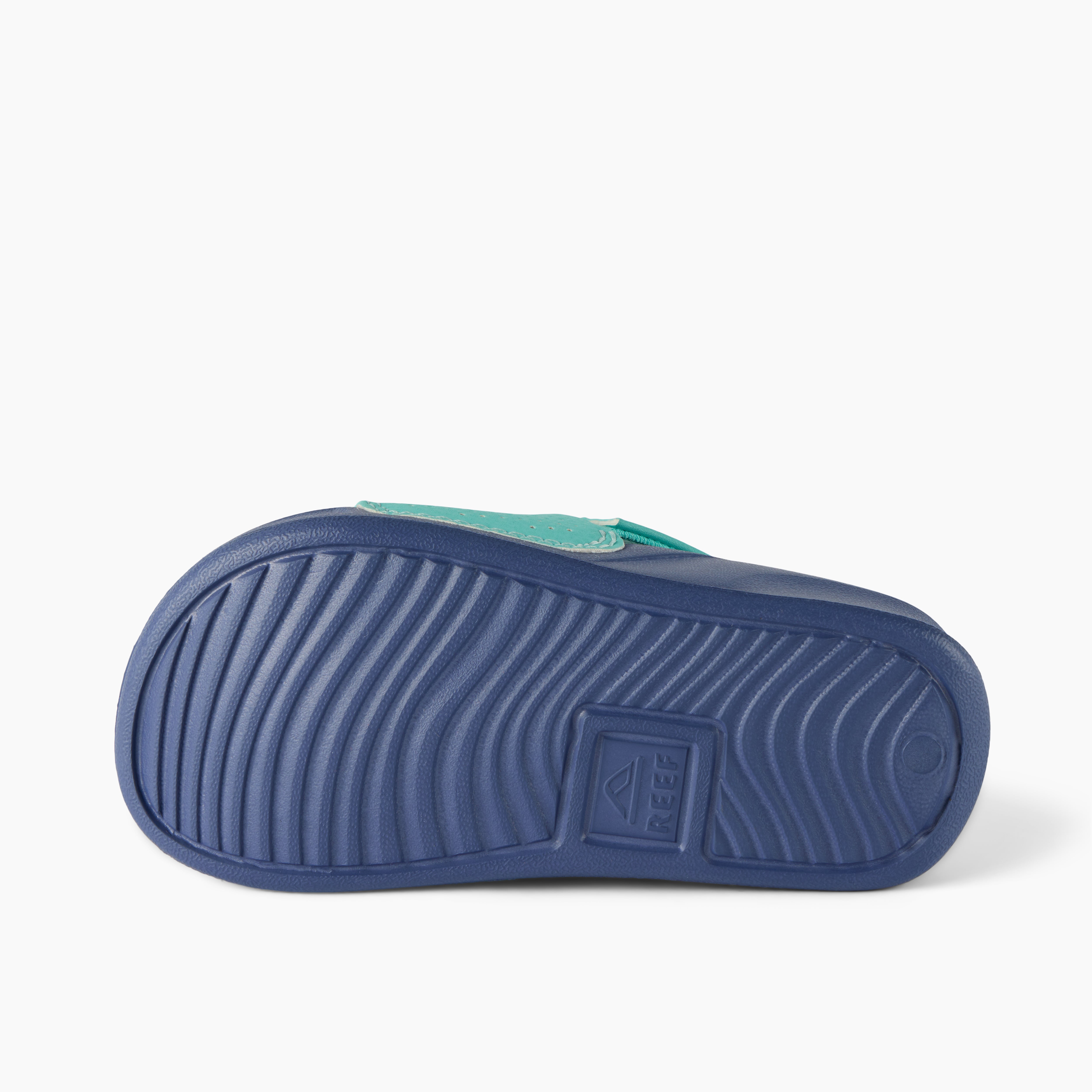 Reef Girl's' Little One Slide In Dusk/Aqua M
