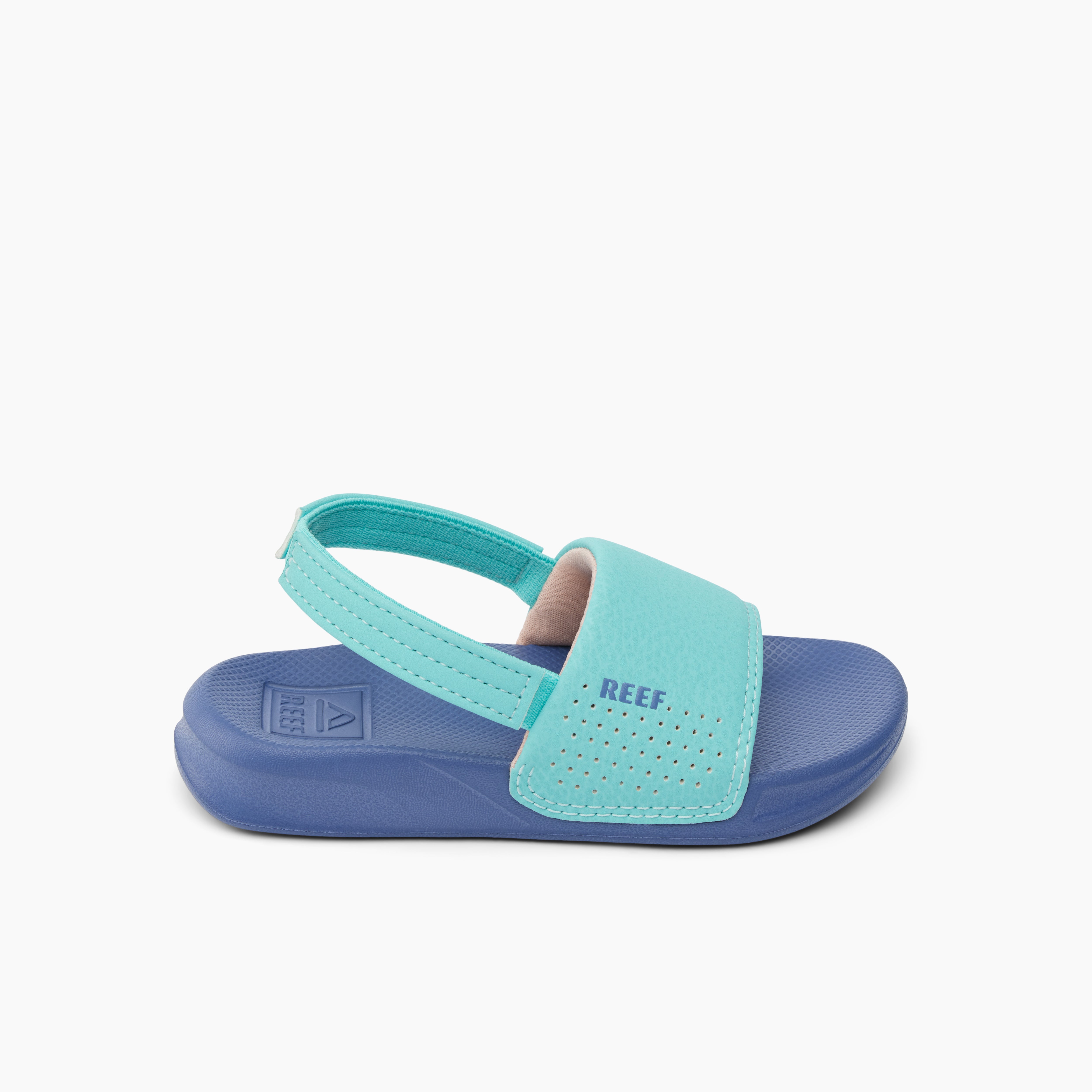 Reef Girl's' Little One Slide In Dusk/Aqua M