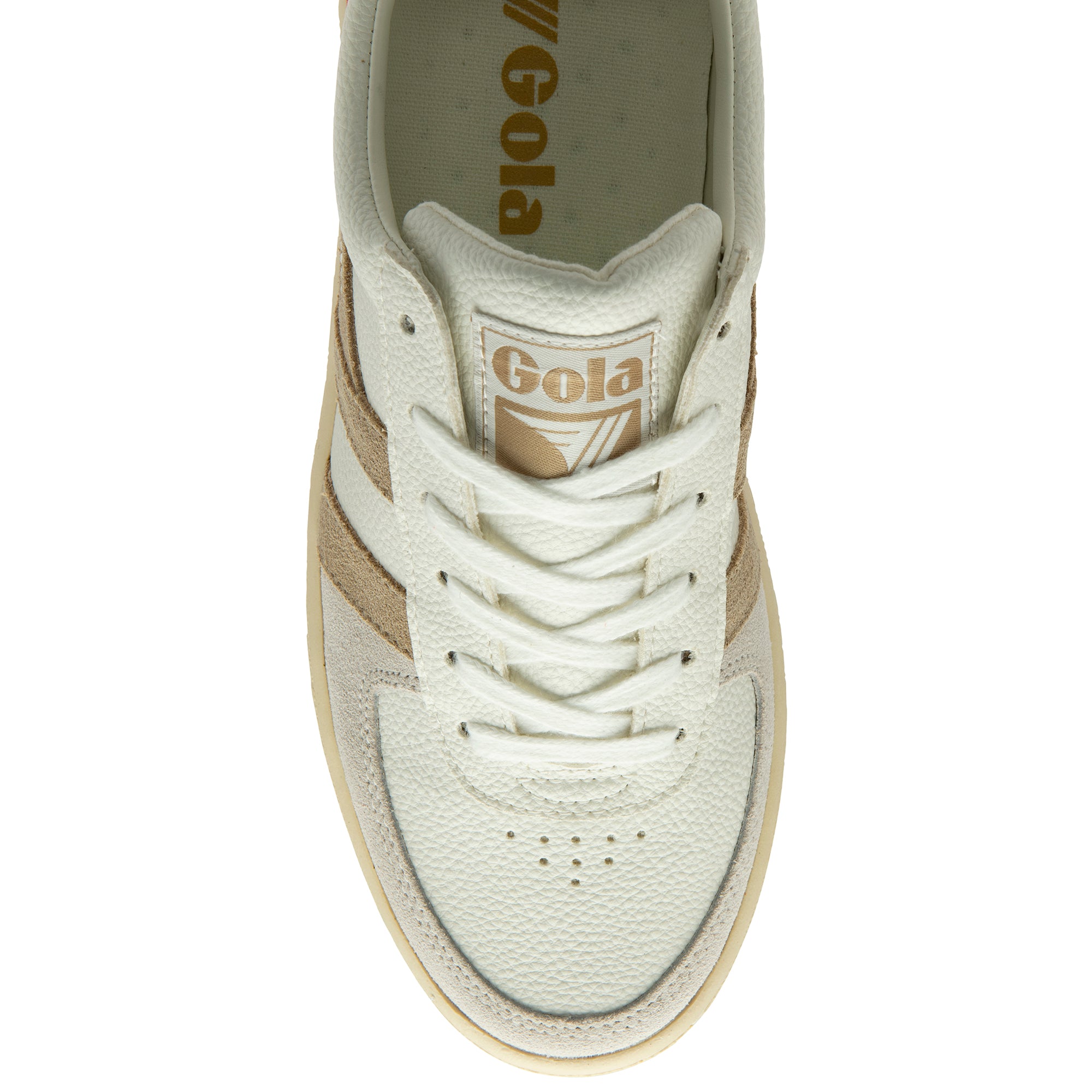 Gola Women's Grandslam Trident In White/Bone/Flax M