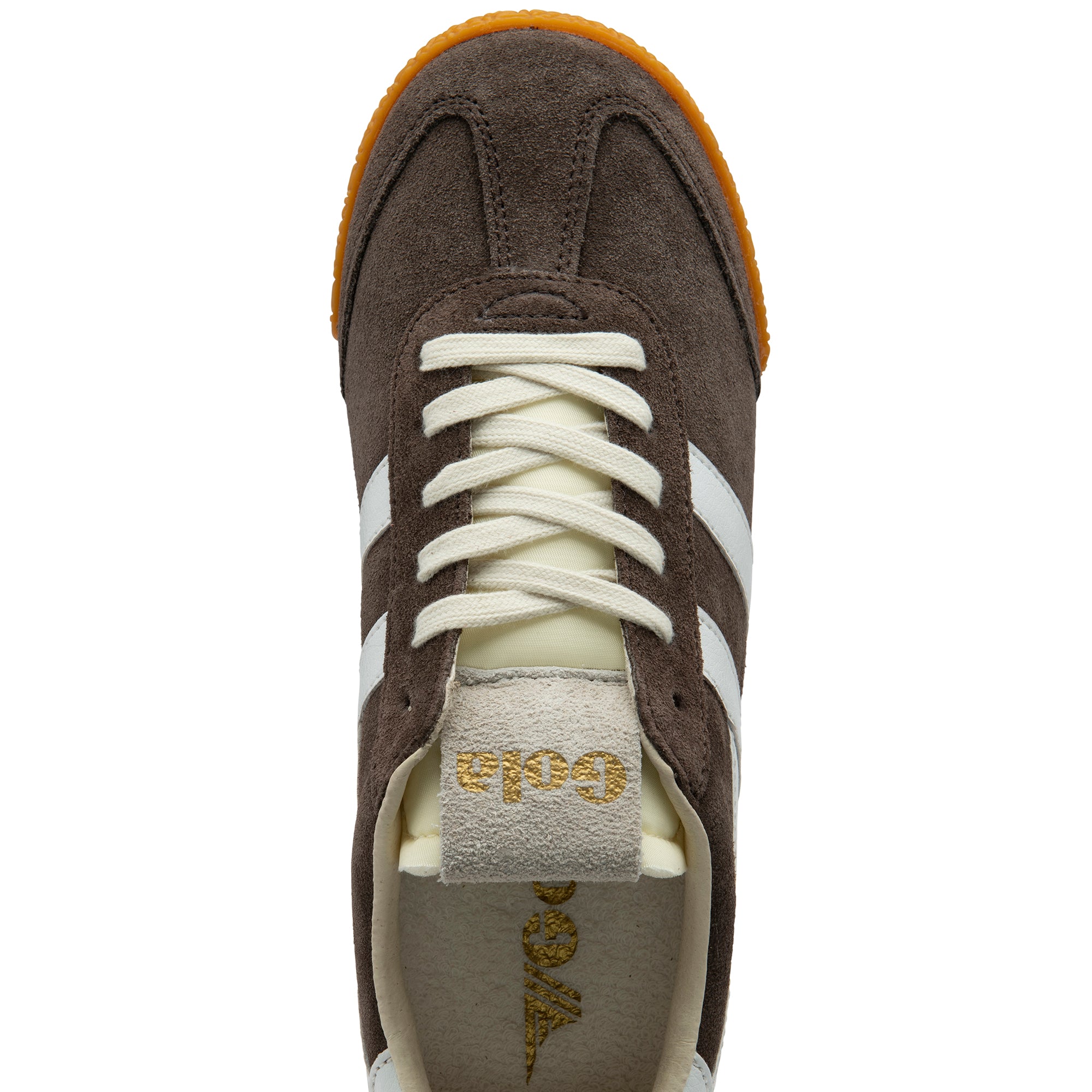 Gola Women's Elan Trainer In Mocha/White M