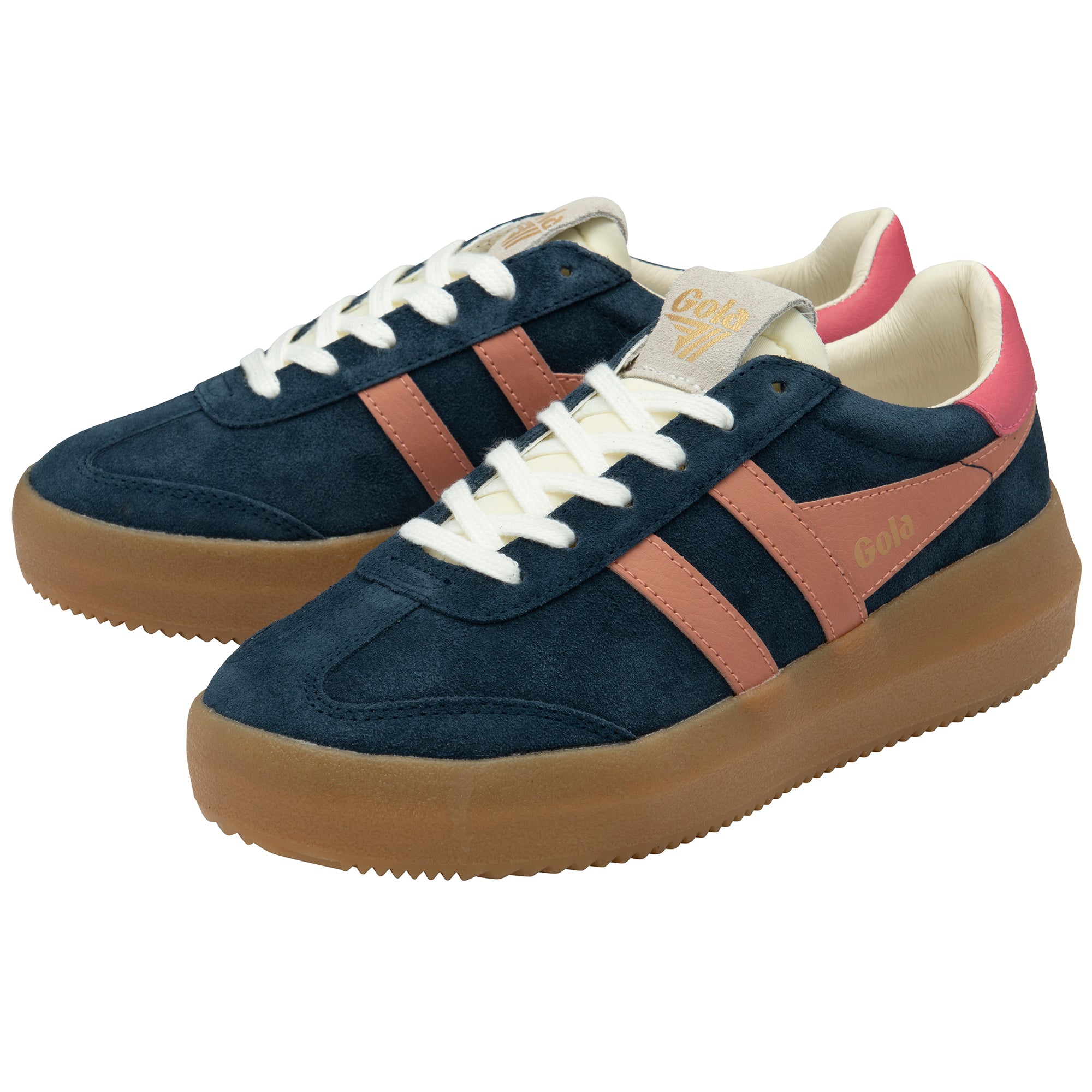 Gola Women's Athena In Navy/Terracota/Bubblegum/Gum M