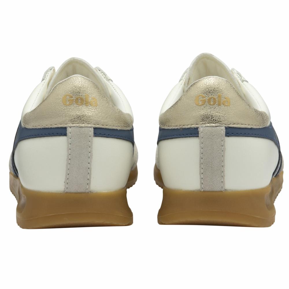 Gola  Women's Torpedo Leather Off White/Moonlight/Gold M
