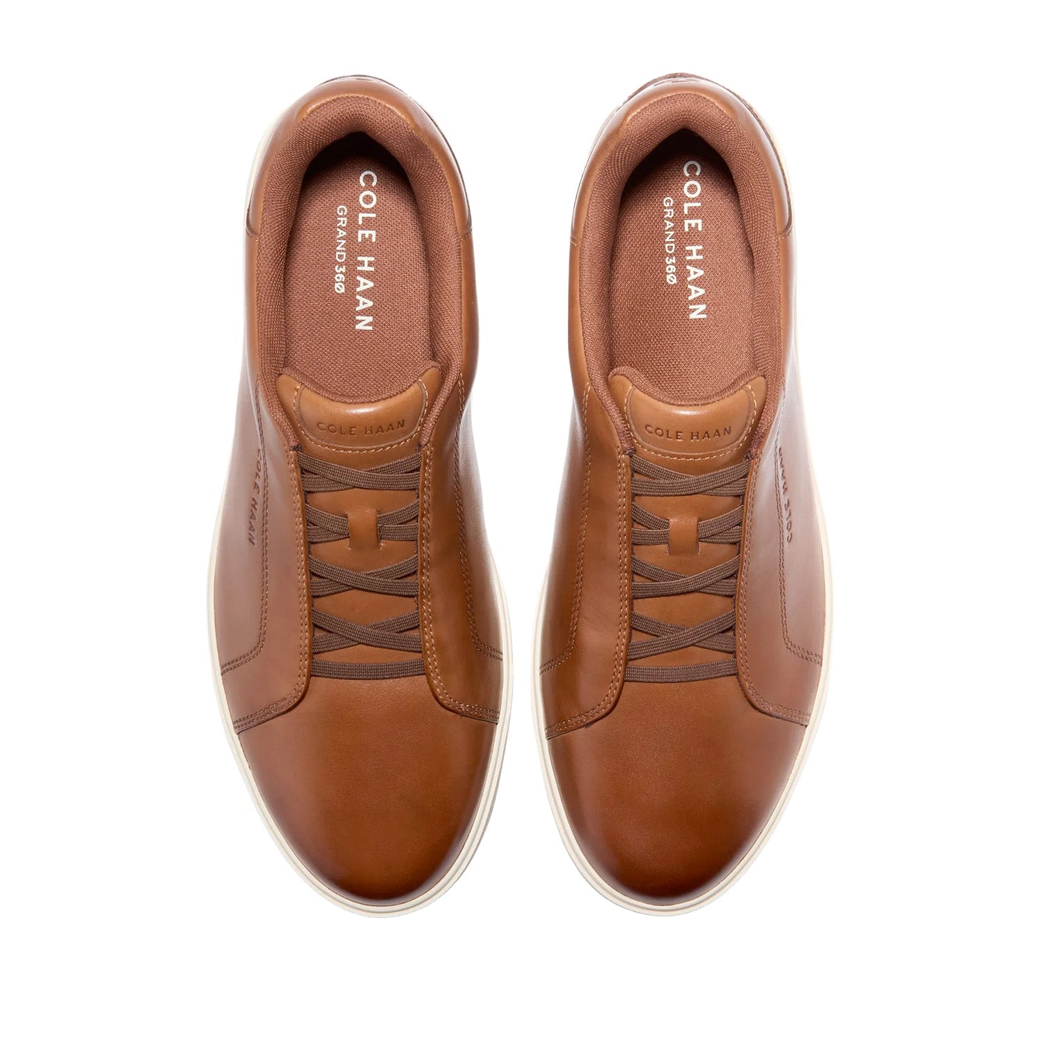 Cole Haan Men's Grandpro Luxe Slip-On Sneaker in British Tan/Ivory