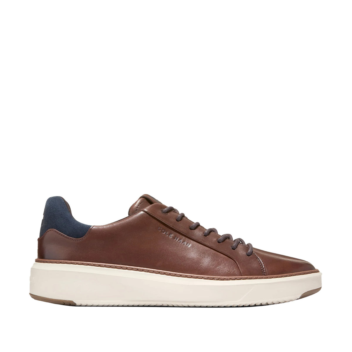 brown sneaker on a white background