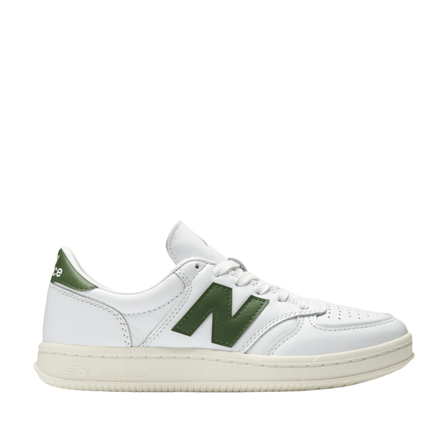 New Balance Men's 500 in NB 103 White with Dark Alpine Green