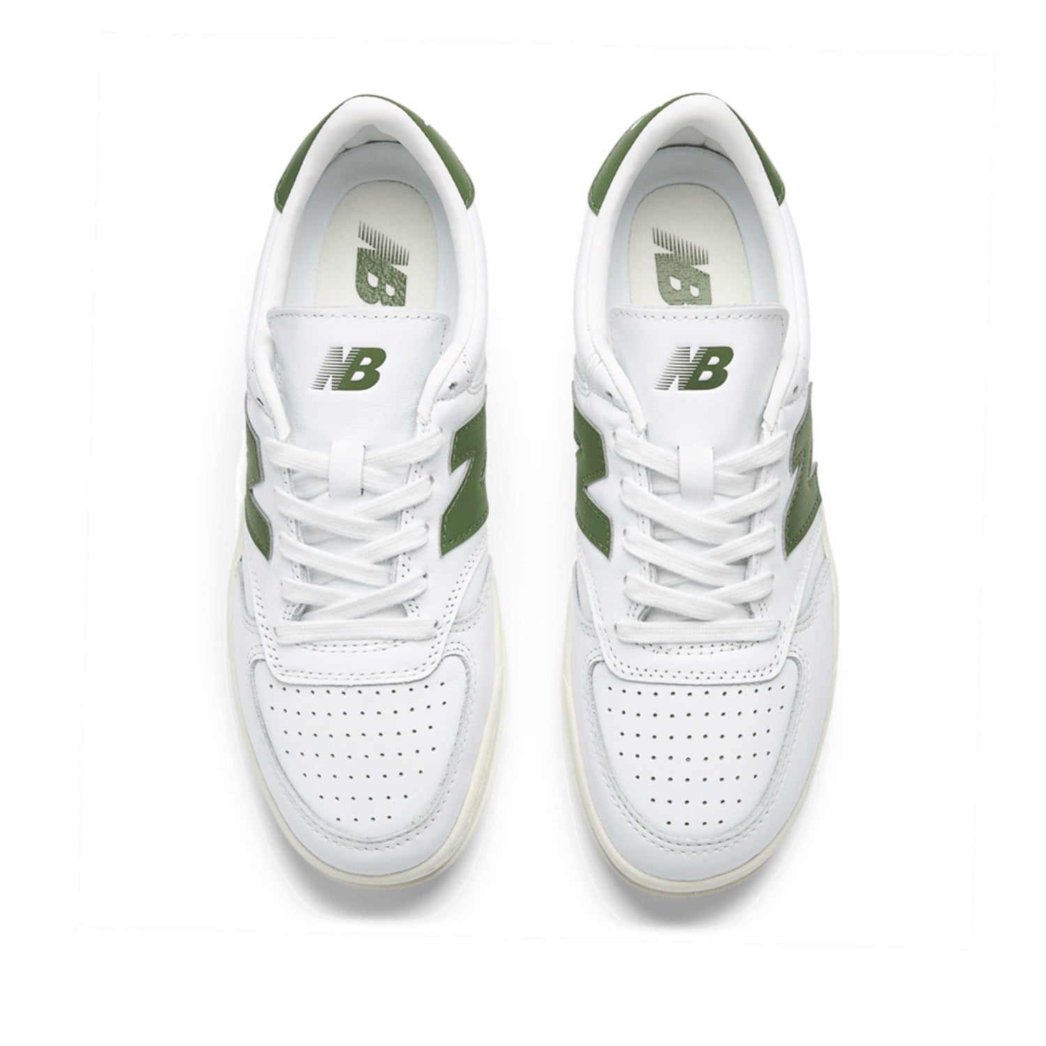 New Balance Men's 500 in NB 103 White with Dark Alpine Green