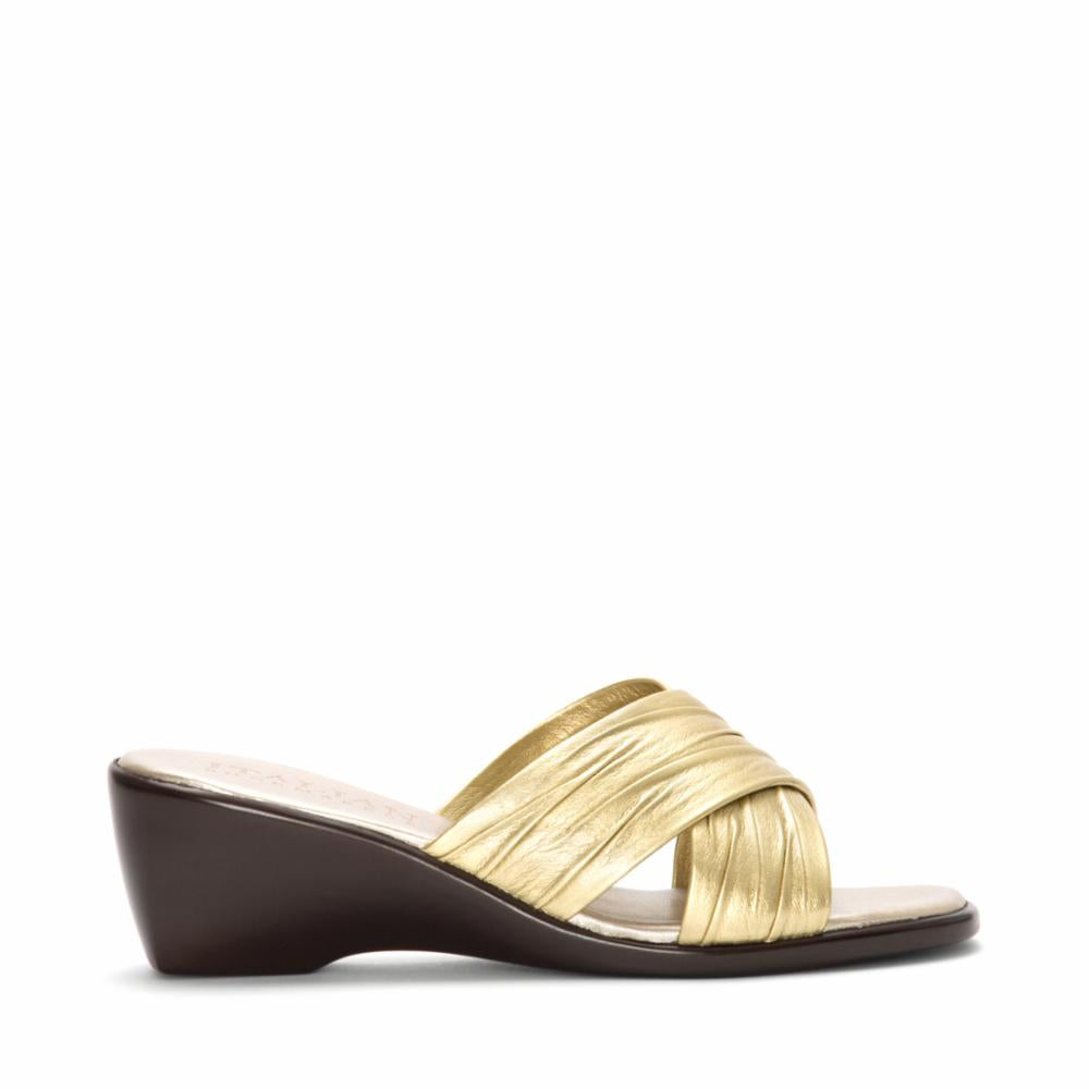Italian Shoemakers Women's D168 Gold M