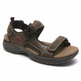 Dunham Men's Nolan Adjustable Sandal Newport Brown 4E