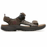 Dunham Men's Nolan Adjustable Sandal Newport Brown 4E