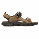 Dunham Men's Nolan Adjustable Sandal Newport Brown 4E