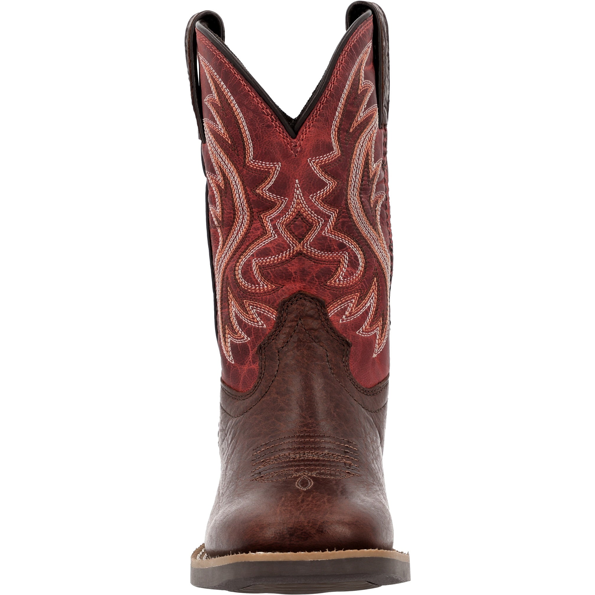 Durango Kids' Shyloh Little Kid 8" Square Toe In Mahogany/Dynamite M