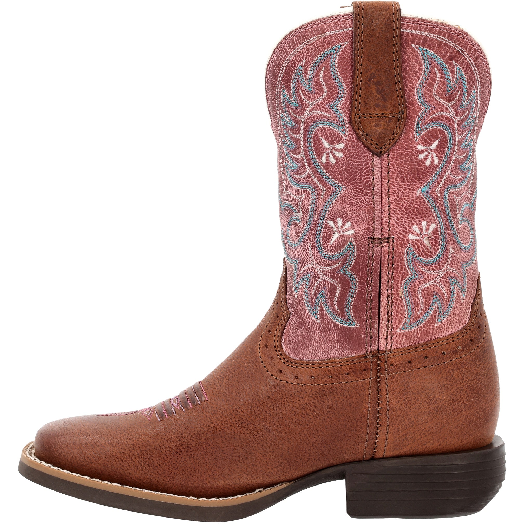 Durango Kids' Shyloh Little Kid 8" Square Toe In Rusty M