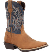 Durango Kids' Shyloh Big Kid 8" Cutter Toe In Brown/Demin M