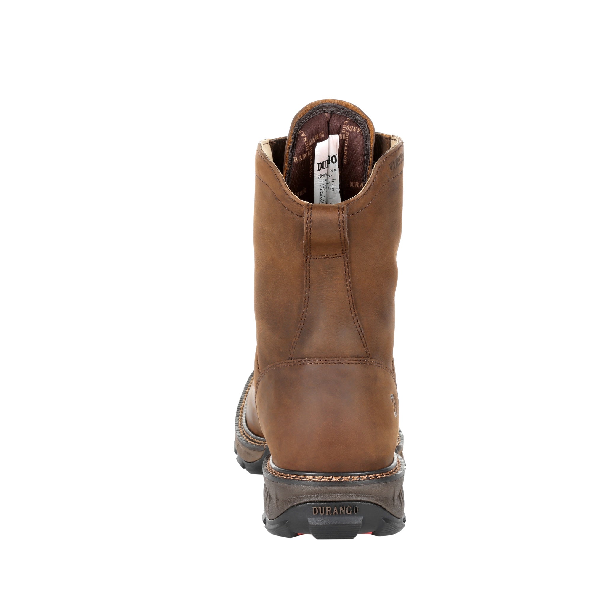 Durango Men's Maverick Xp  8" Sq Toe Lacer Wp In Russet W