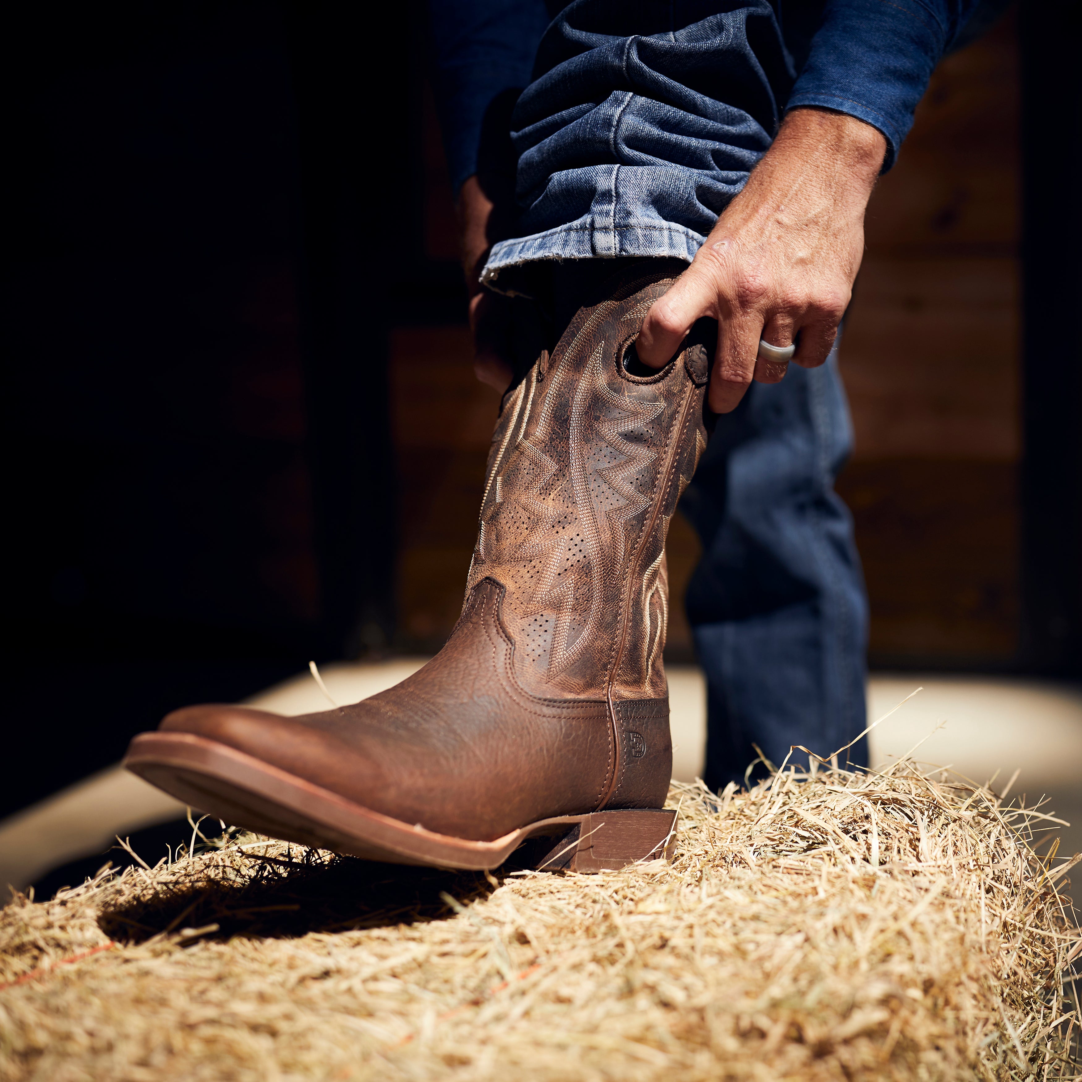 Durango Men's Rebel Pro  12"  Ventilated Western Boot In Bay M
