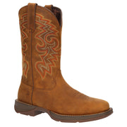 Durango Men's Rebel  12"  Waterproof Western Boot In Russet M