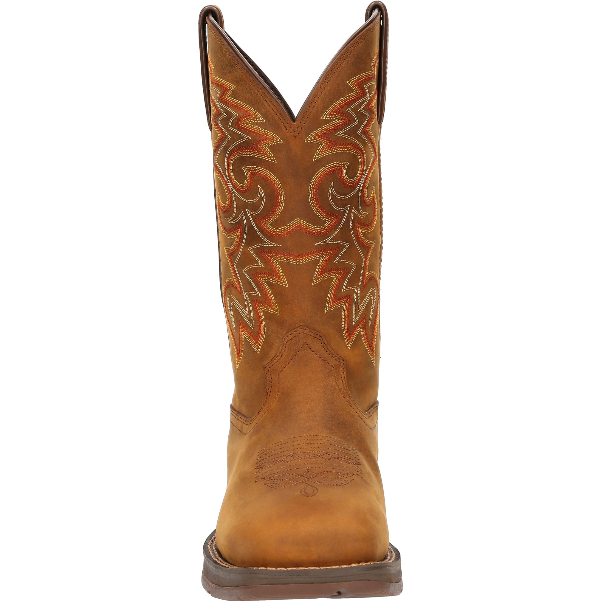 Durango Men's Rebel  12"  Waterproof Western Boot In Russet W