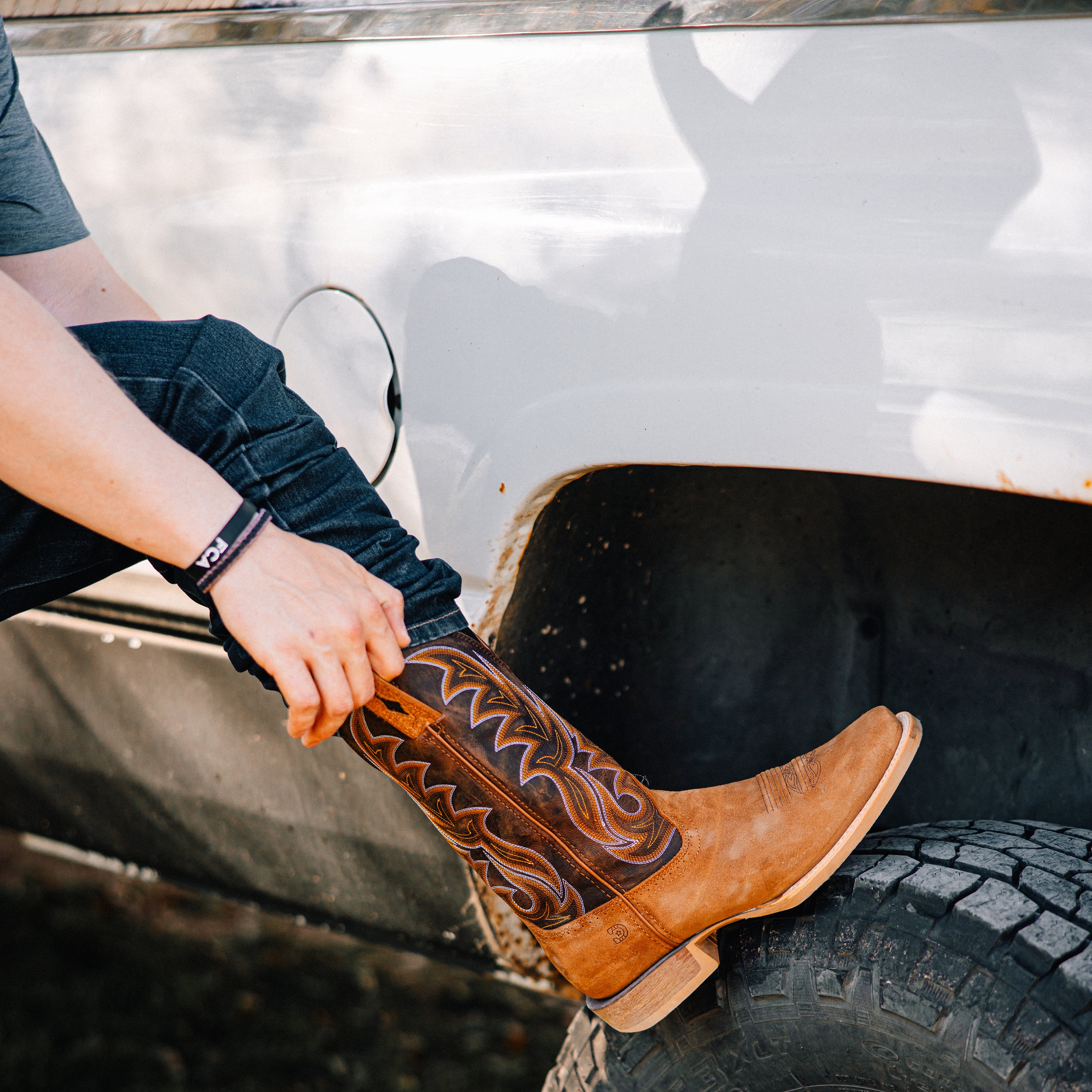 Durango Men's Rebel Pro  12"  Western Boot In Buckskin W