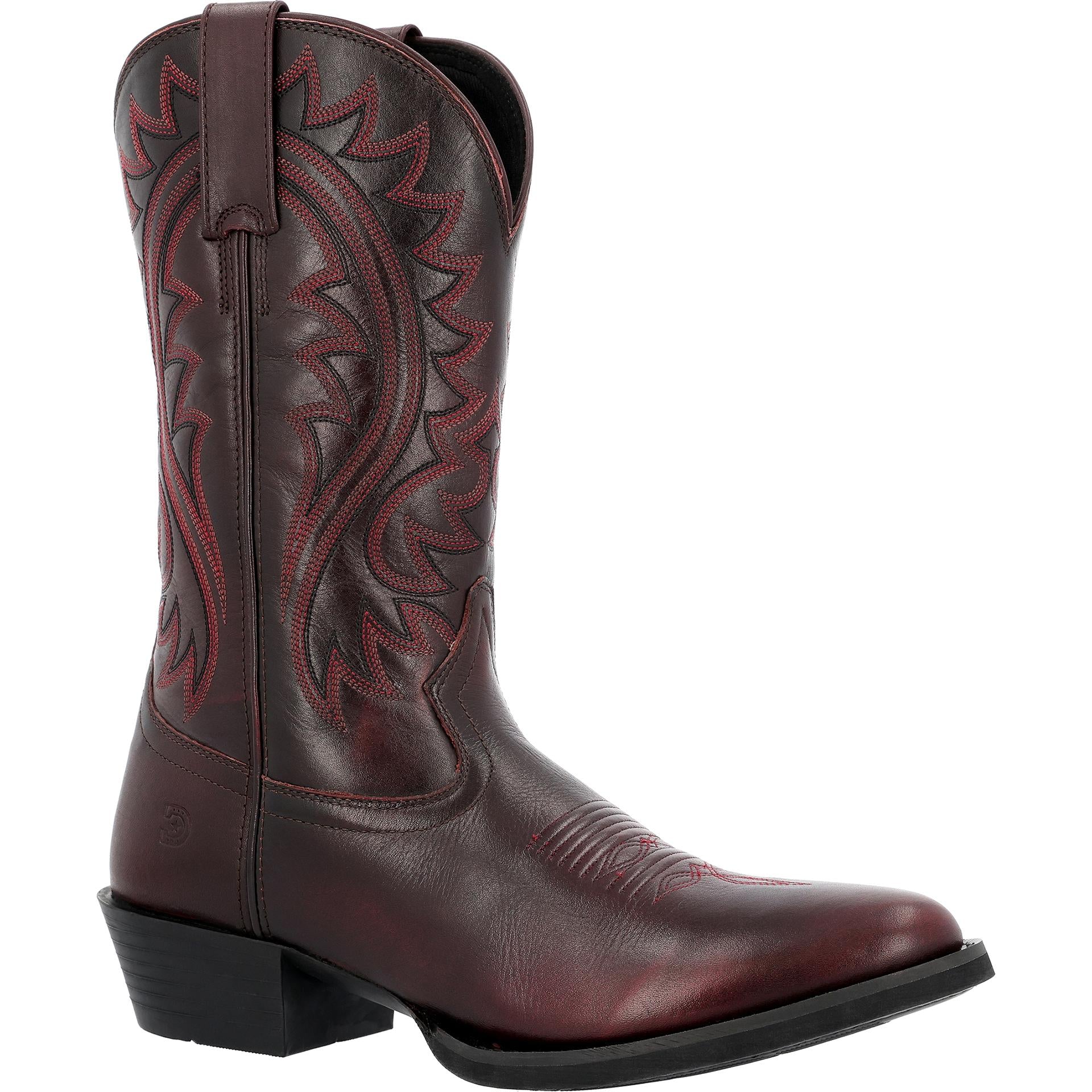 Durango Men's Shyloh S 12 In Western Boot Shyloh Burgundy W
