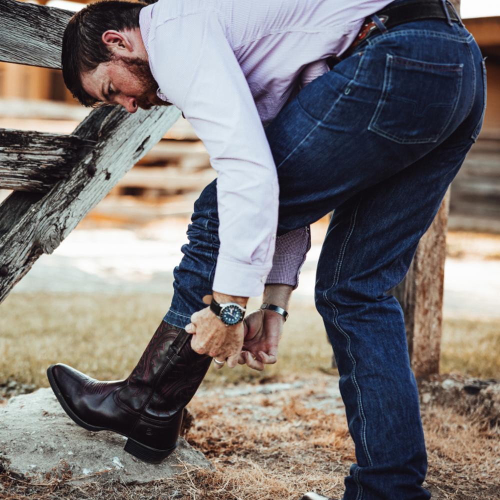 Durango Men's Shyloh S 12 In Western Boot Shyloh Burgundy M