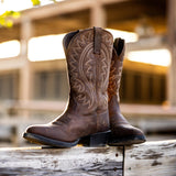 Durango Men's Shyloh S 12 In Western Boot Shyloh Brown M