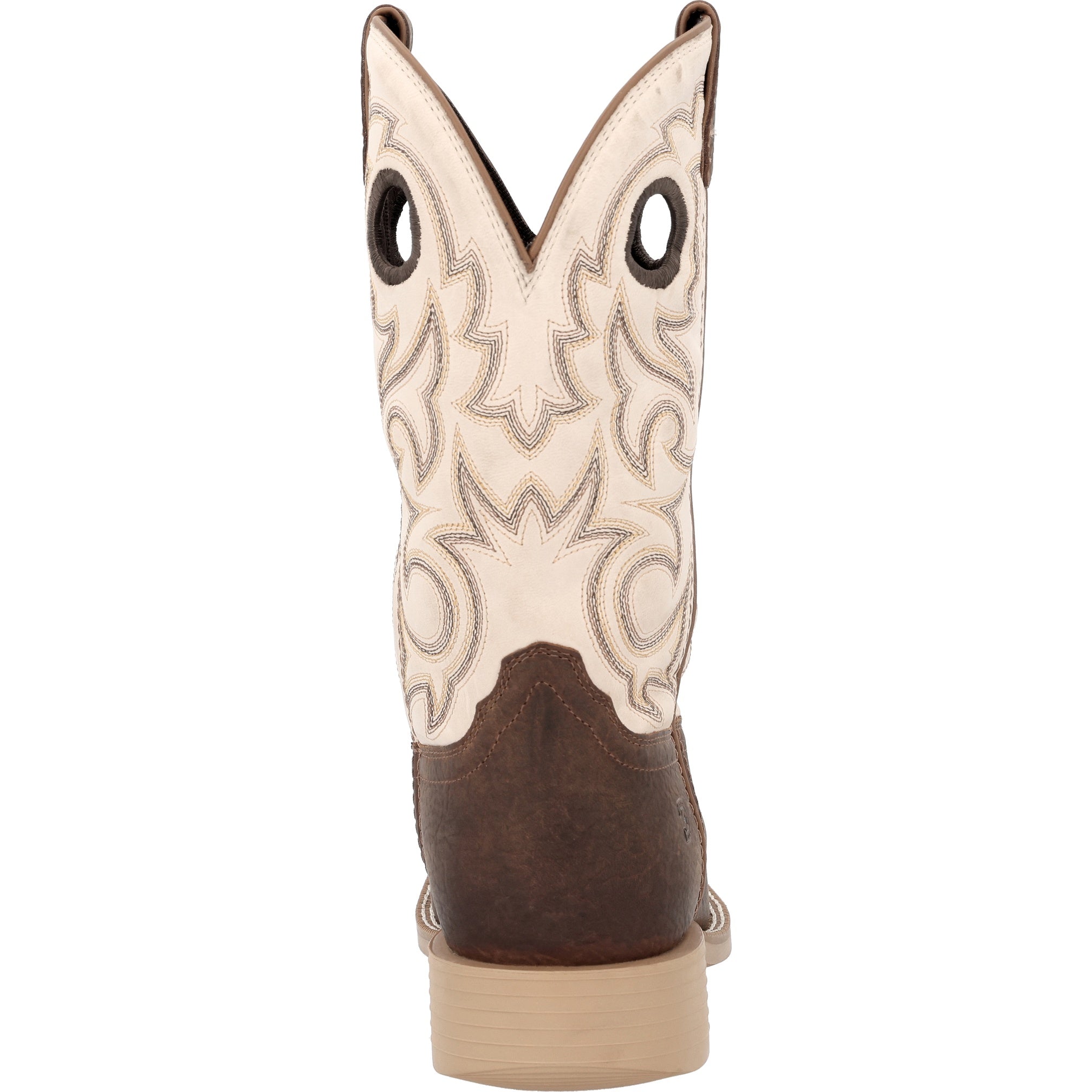 Durango Men's Shyloh 11" Square Toe Pullhole In Brown/Cream M