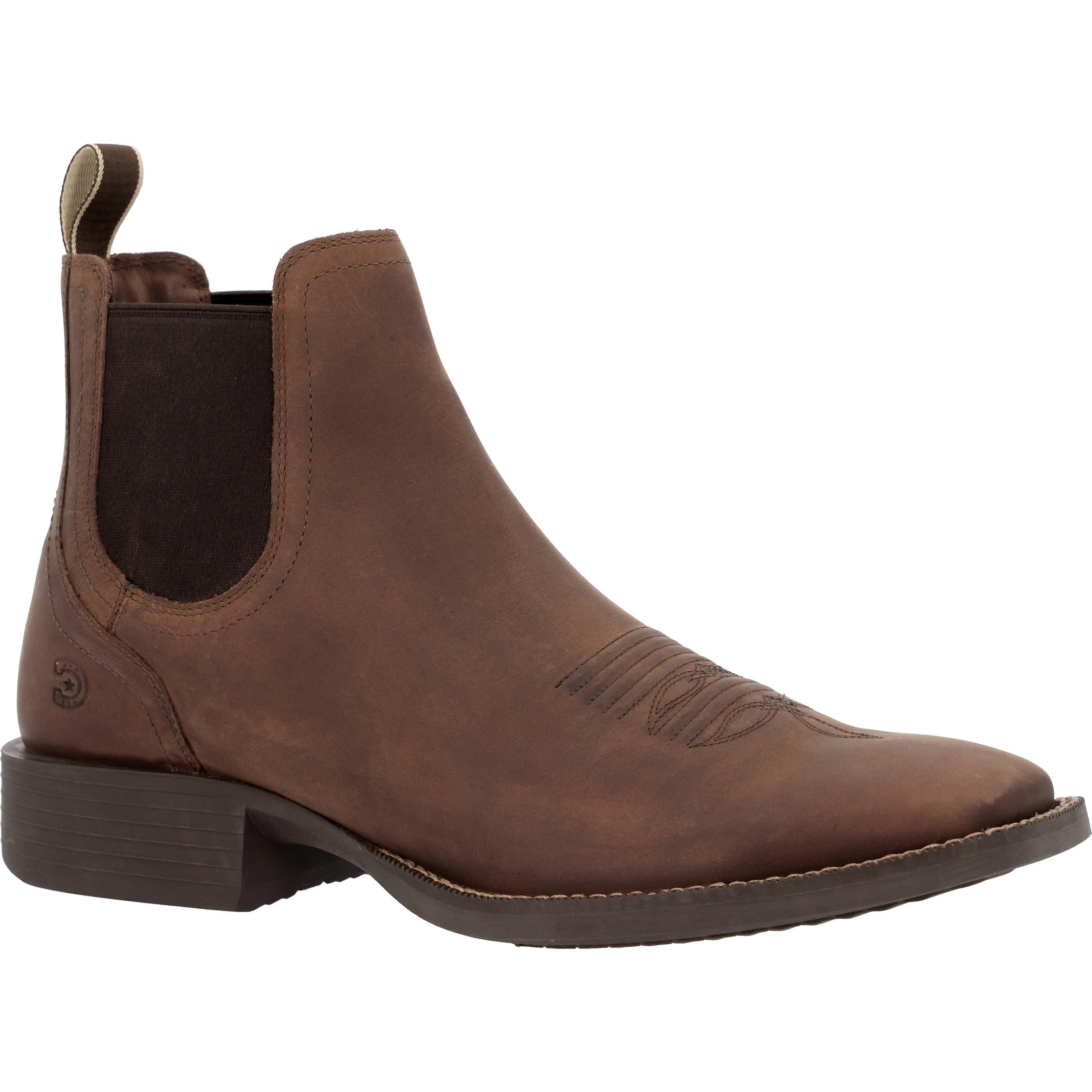 Durango Men's Shyloh 6"  Square Toe Chelsea In Brown M