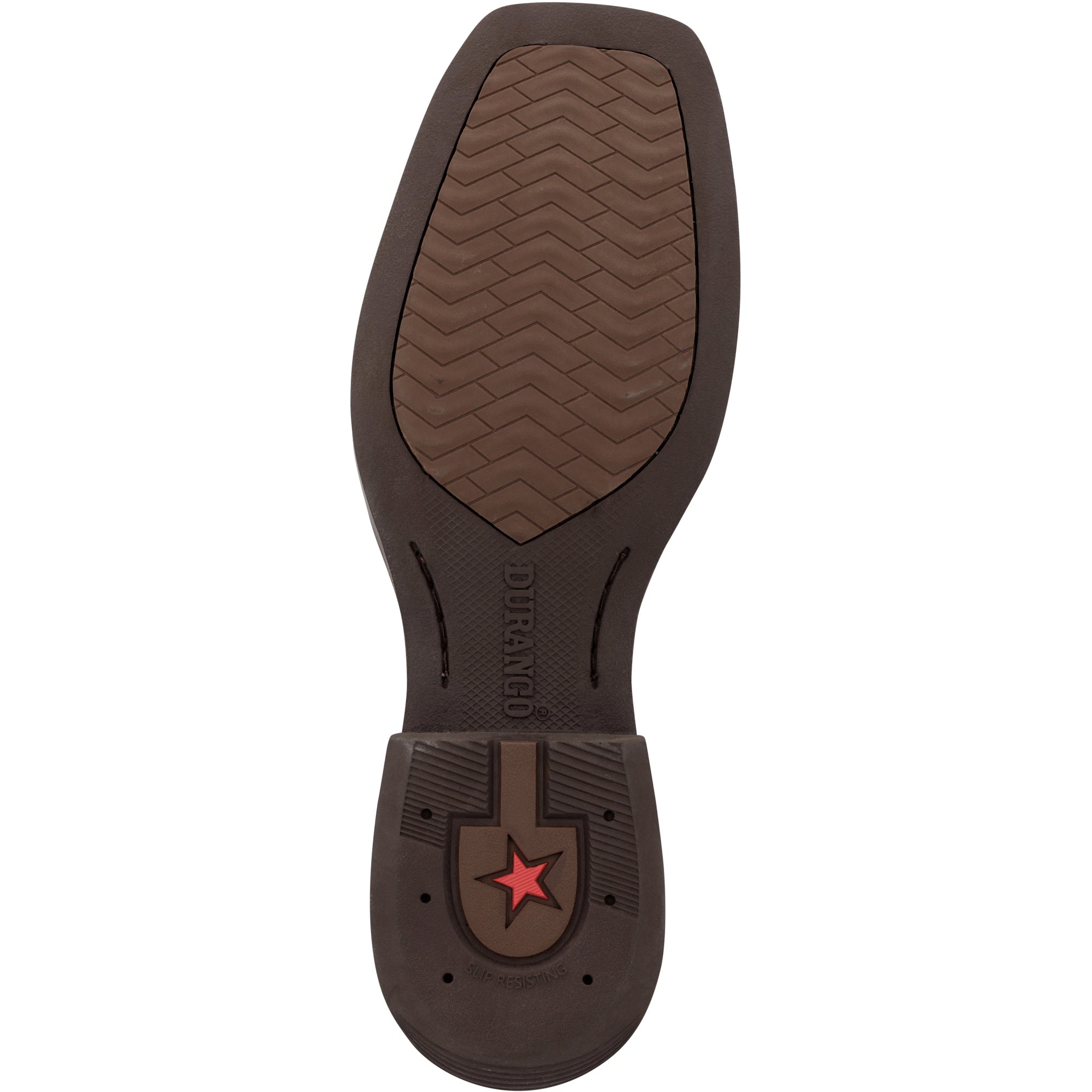 Durango Men's Shyloh 6"  Square Toe Chelsea In Brown M