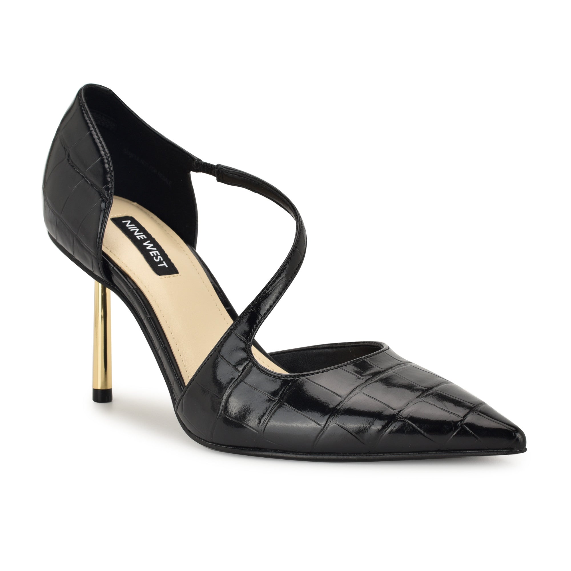 Nine West Women's Dolen3 In Black/Shiny