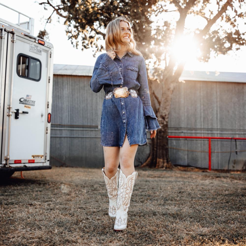 Durango Women's Crush S 16 In Western Fashion Boot Crush White M