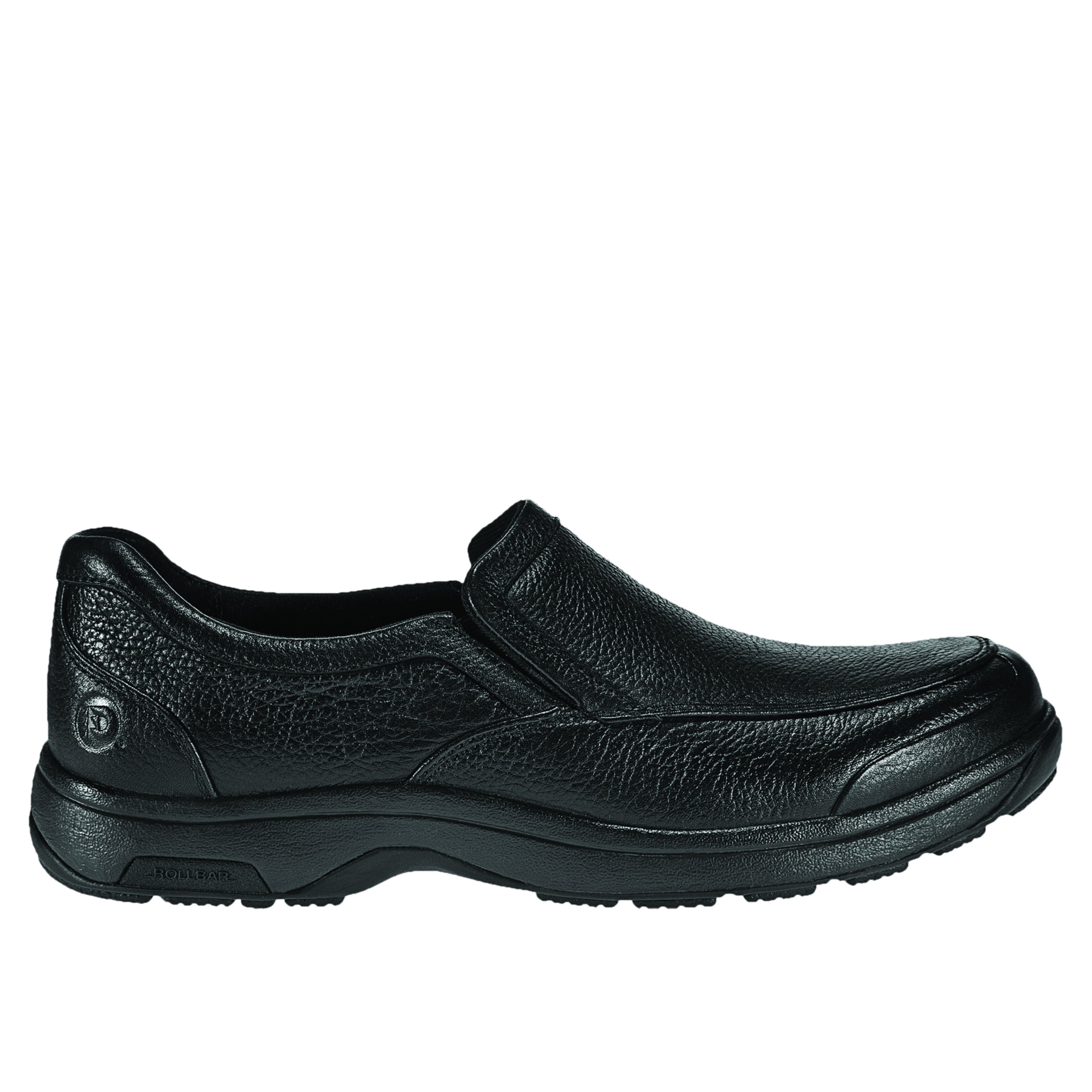Dunham Men's Battery Park Slip-On In Black 4E