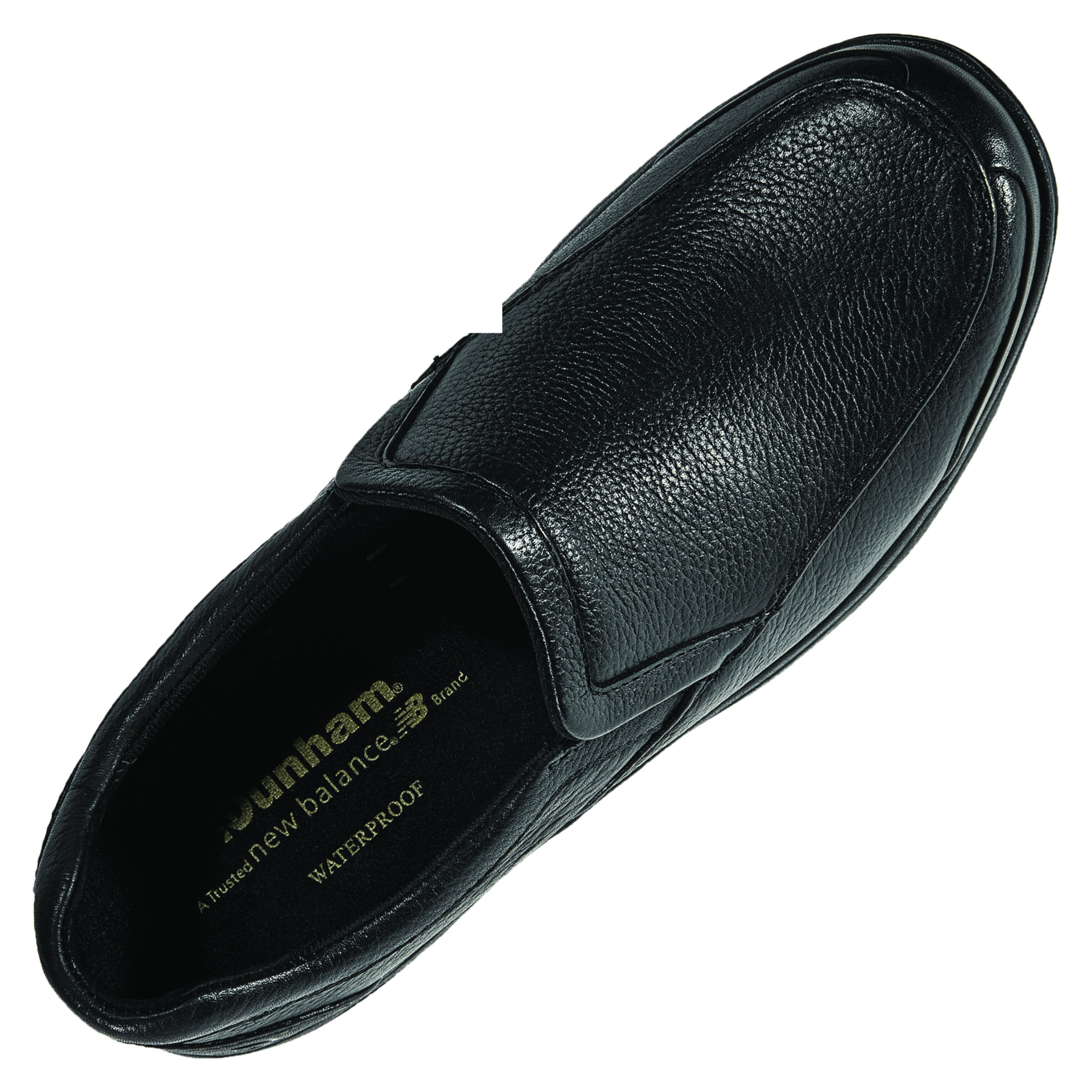 Dunham Men's Battery Park Slip-On In Black 4E