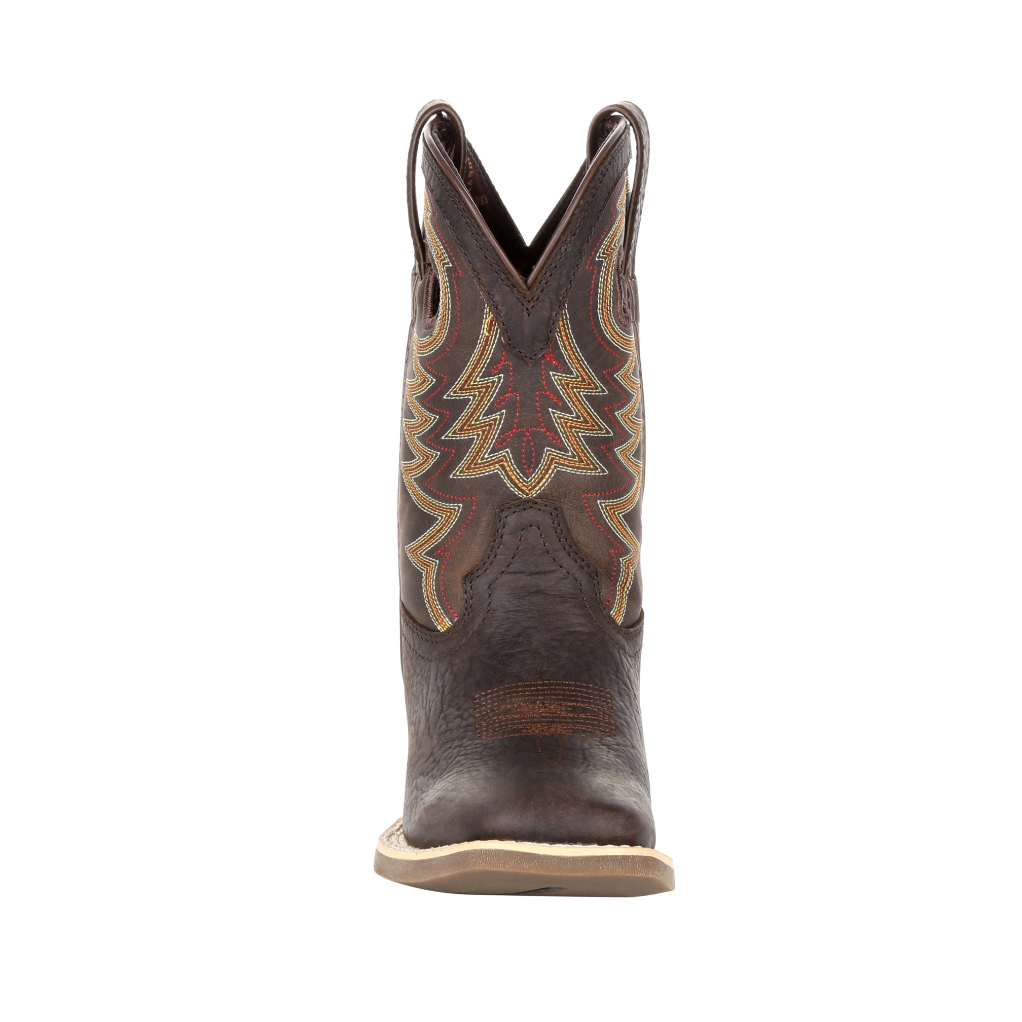 Durango Kids' Lil' Rebel Pro Little Kid' 8" Square Toe Western In Dark Brown M