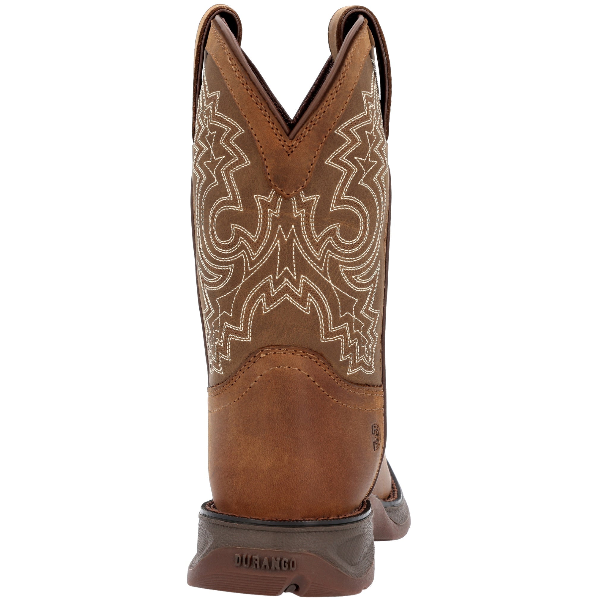 Durango Kids' Lil' Rebel Big Kid 8"  Western Boot In Sable M