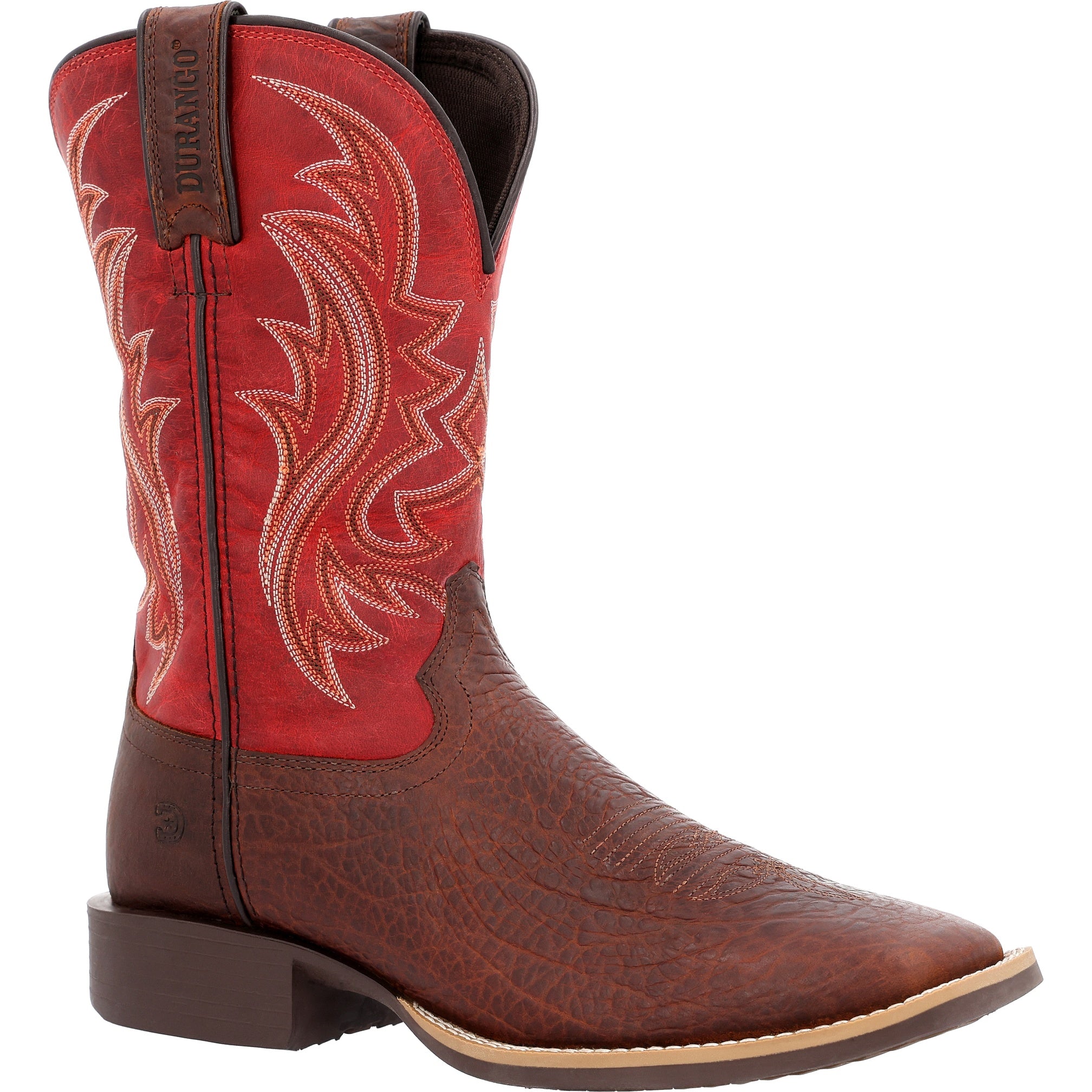 Durango Men's Shyloh  11"  Western Boot In Mahogany/Dynamite W