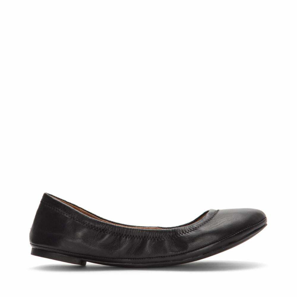 Lucky Brand Women's Emmie Black/Oiled Cabretta Leather M