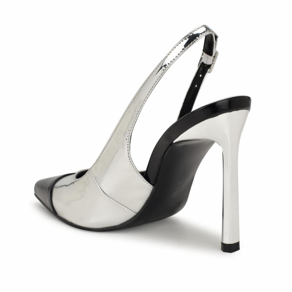 Nine West Women's Fabele3 Silver M