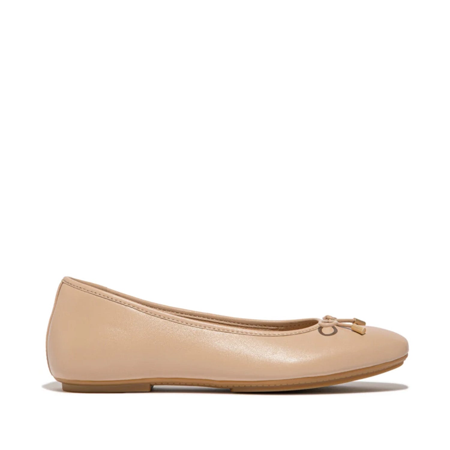 Fitflop Women's Delicato Bow Ballerina in Classic Beige