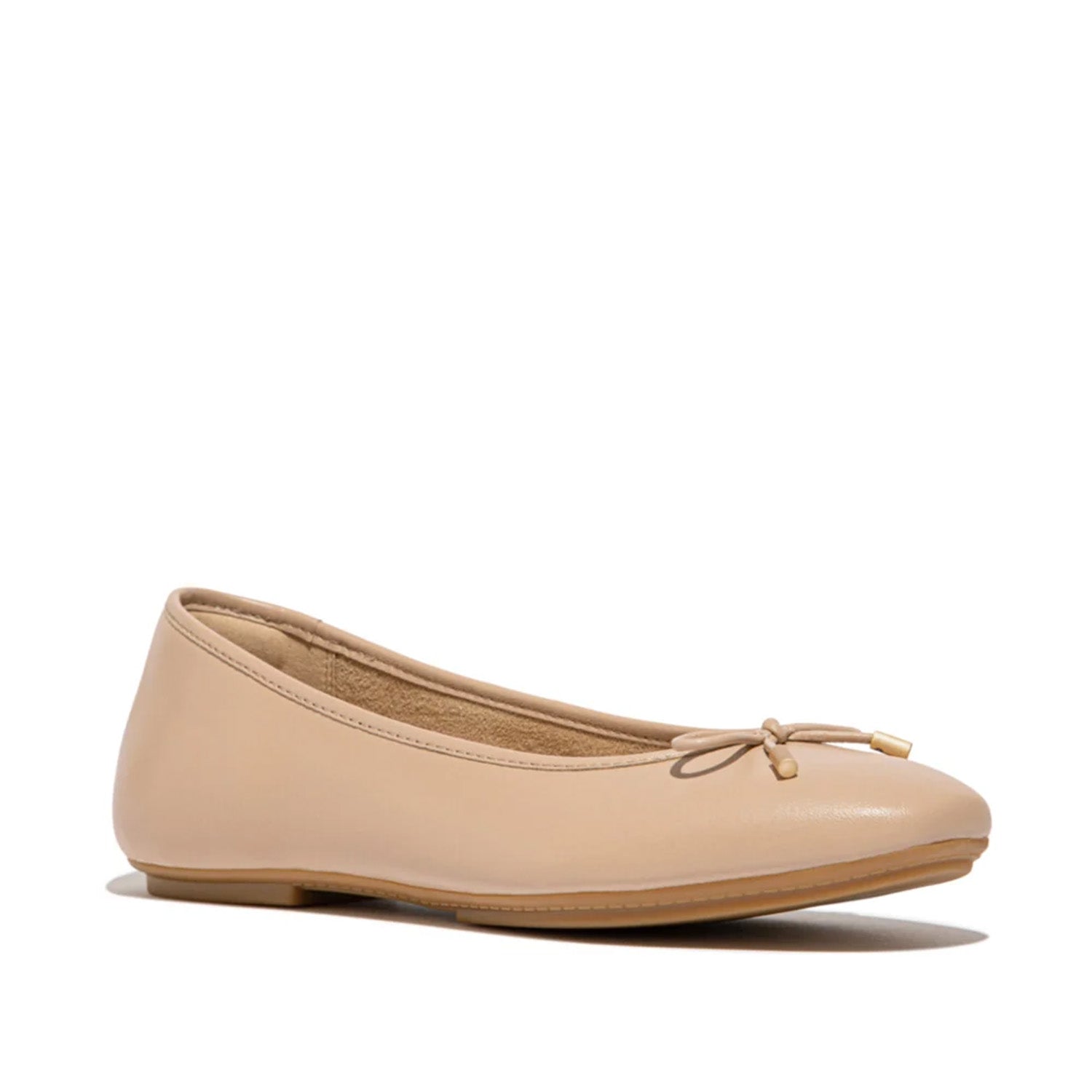 Fitflop Women's Delicato Bow Ballerina in Classic Beige