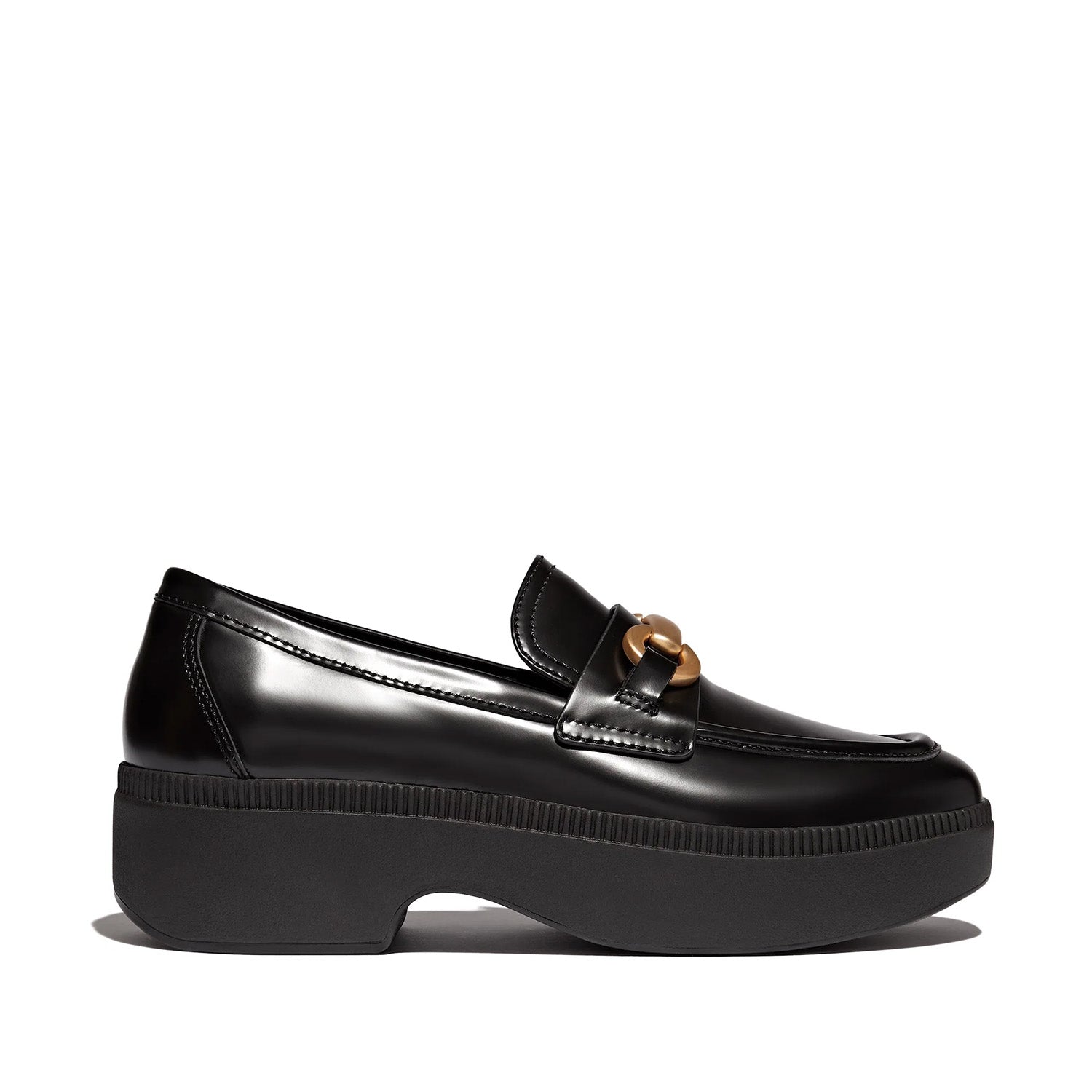 Fitflop Women's F-Luma Chunky Loafer in Black