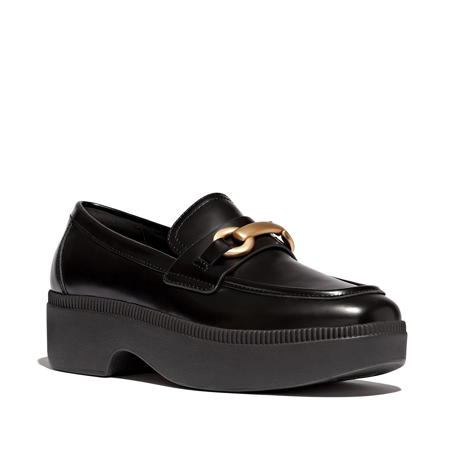 Fitflop Women's F-Luma Chunky Loafer in Black