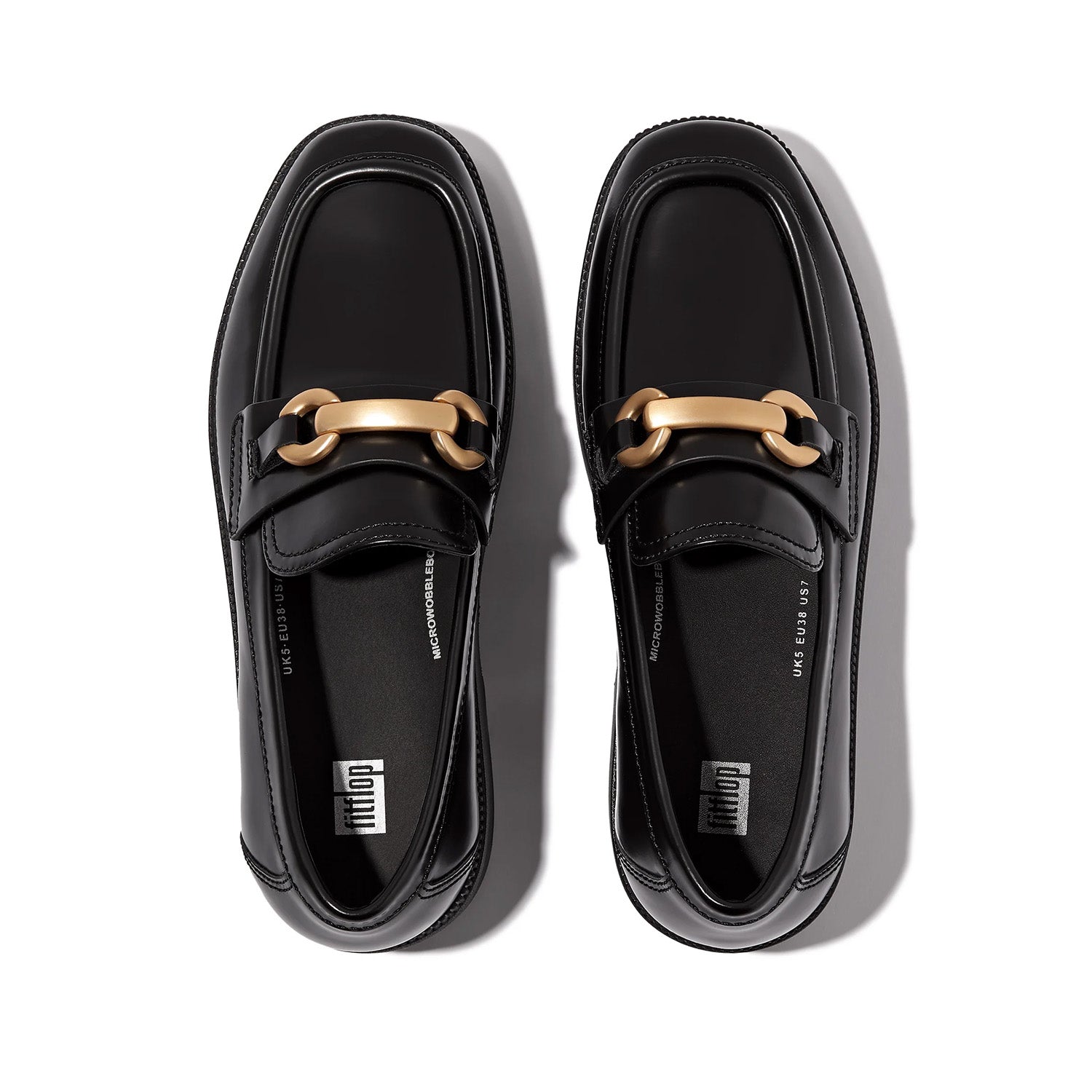 Fitflop Women's F-Luma Chunky Loafer in Black