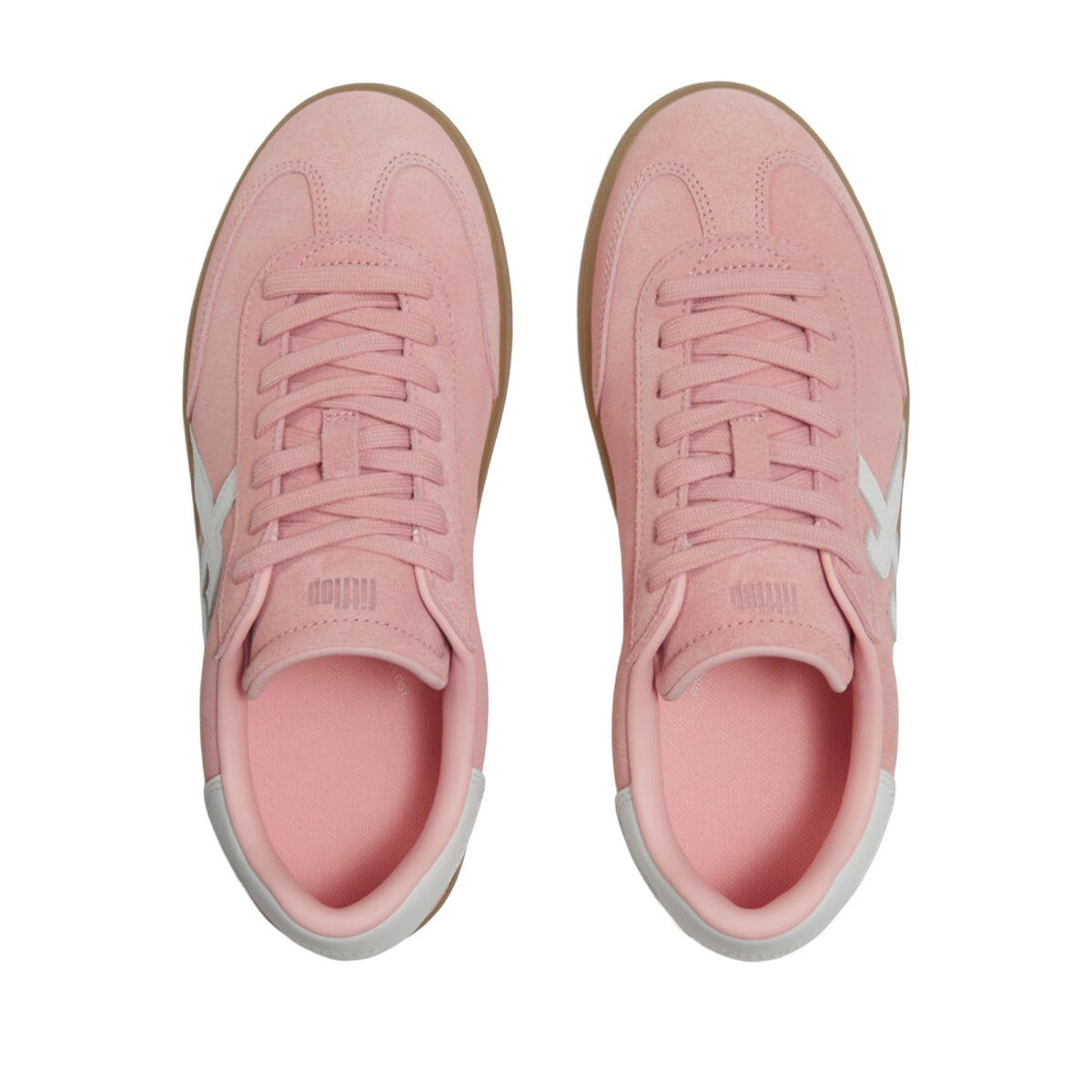 Fitflop Women's The Dash T-Toe Suede Trainers in Pink/White