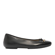 FitFlop Women's Delicato Bow Soft Leather Ballet Flats in Black